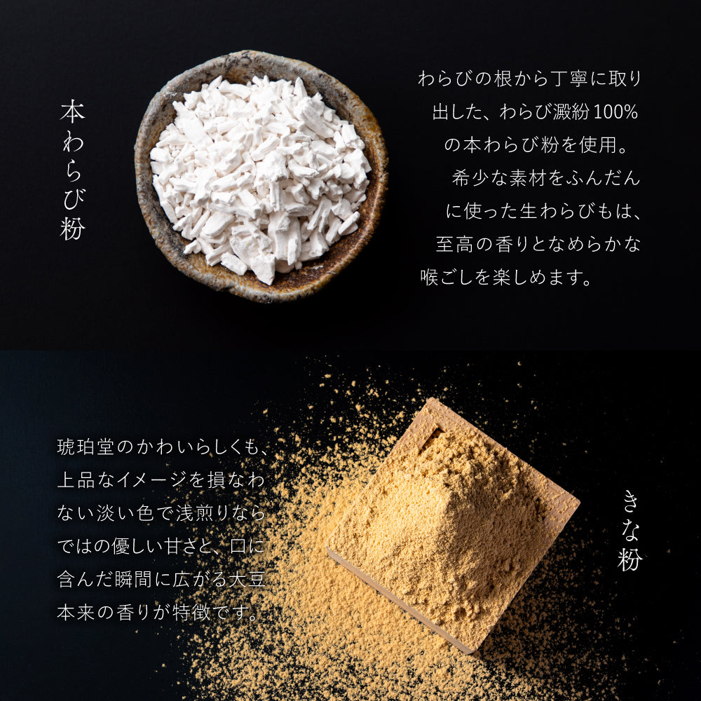 わらび餅 錦 抹茶